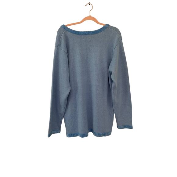 Vintage Halloween Sequin Jack O Lantern Pumpkin Coastal Grandma Sweater - Picture 7 of 13